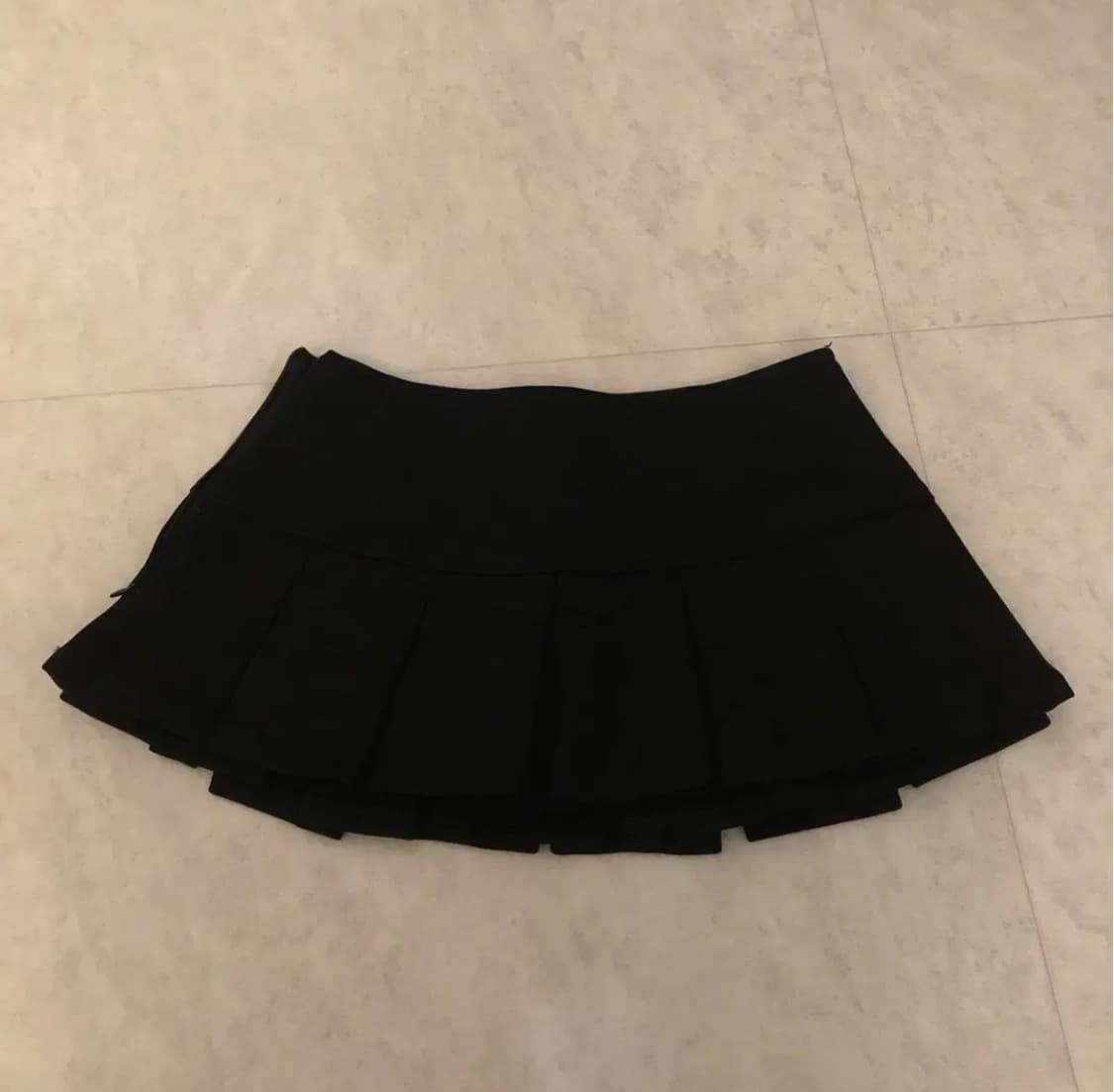 유뉴 베이직 미니 로우 플리츠 테니스 스커트 상품이미지3