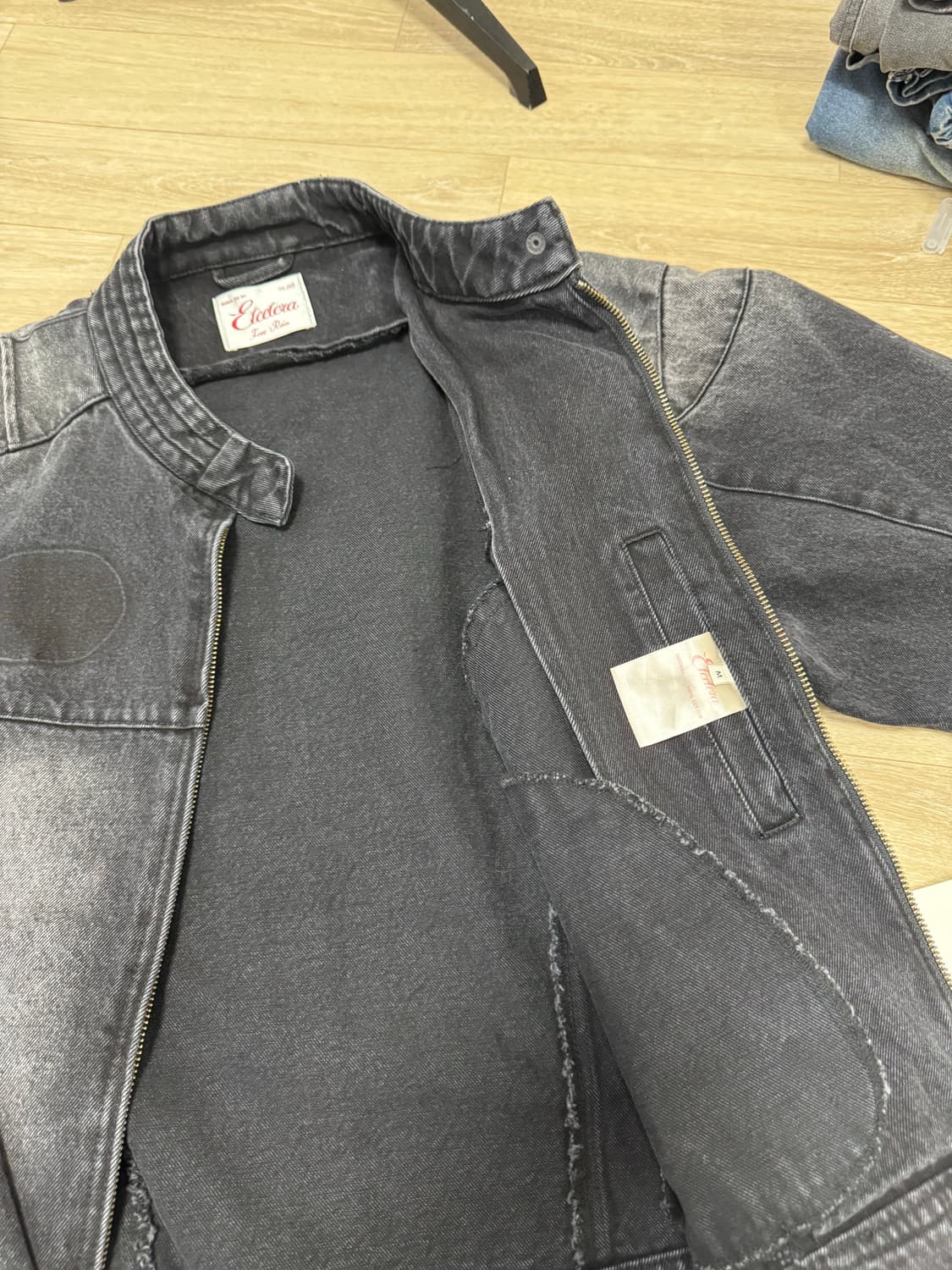 ETCE이티씨이데님 레이서 자켓M 상품이미지7