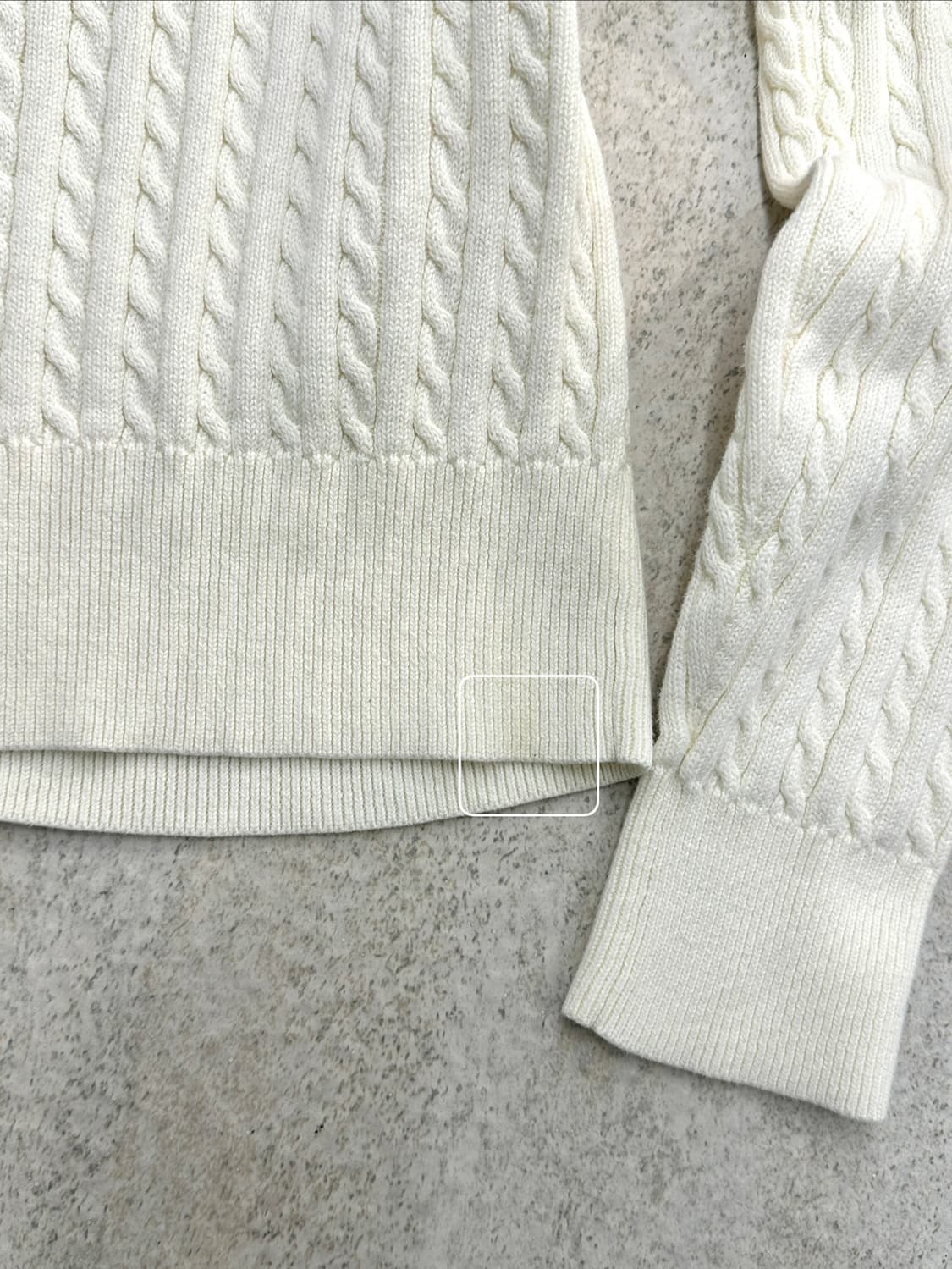폴로 랄프로렌 아이보리 네이비포니 케이블 니트 가디건 상품이미지10