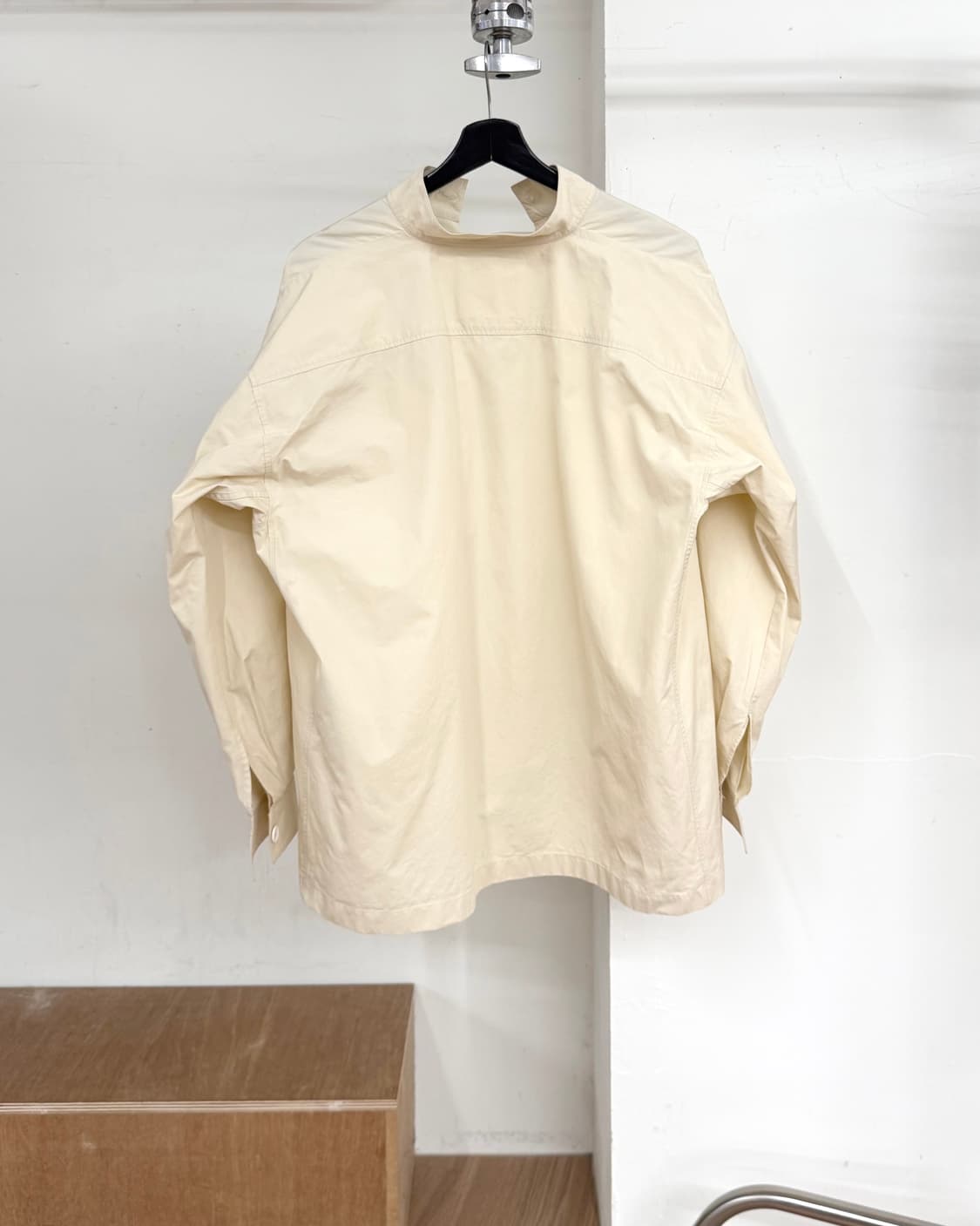 질샌더 베이지 코튼 포플린 롱슬리브 셔츠 상품이미지6