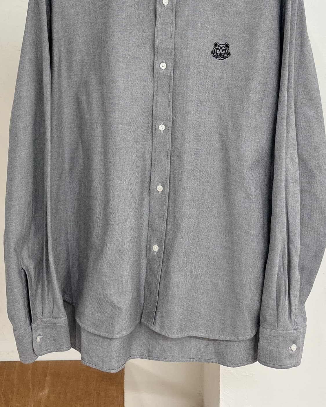 겐조 그레이 타이거 크레스트 버튼다운 셔츠 상품이미지5