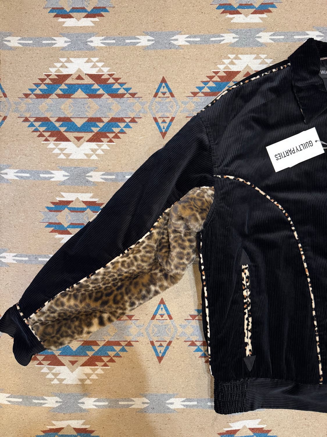 [L] 와코마리아 웨스턴 코듀로이 패딩 자켓 상품이미지3