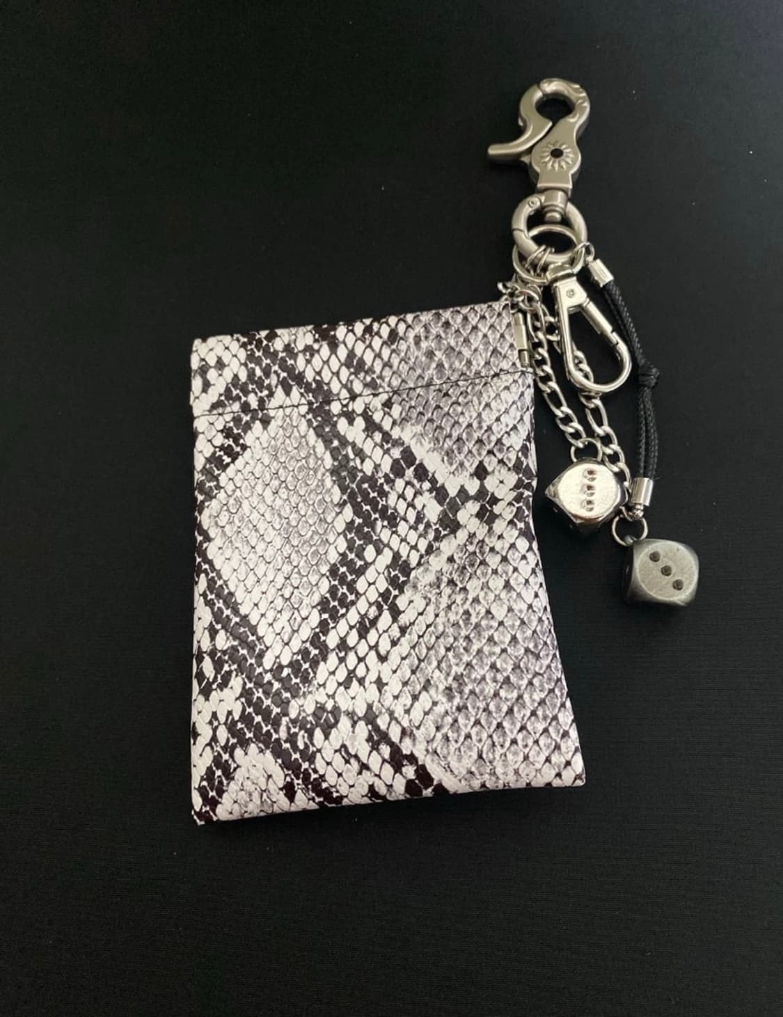 파이톤 카드 웰렛 다이스 키링 상품이미지1