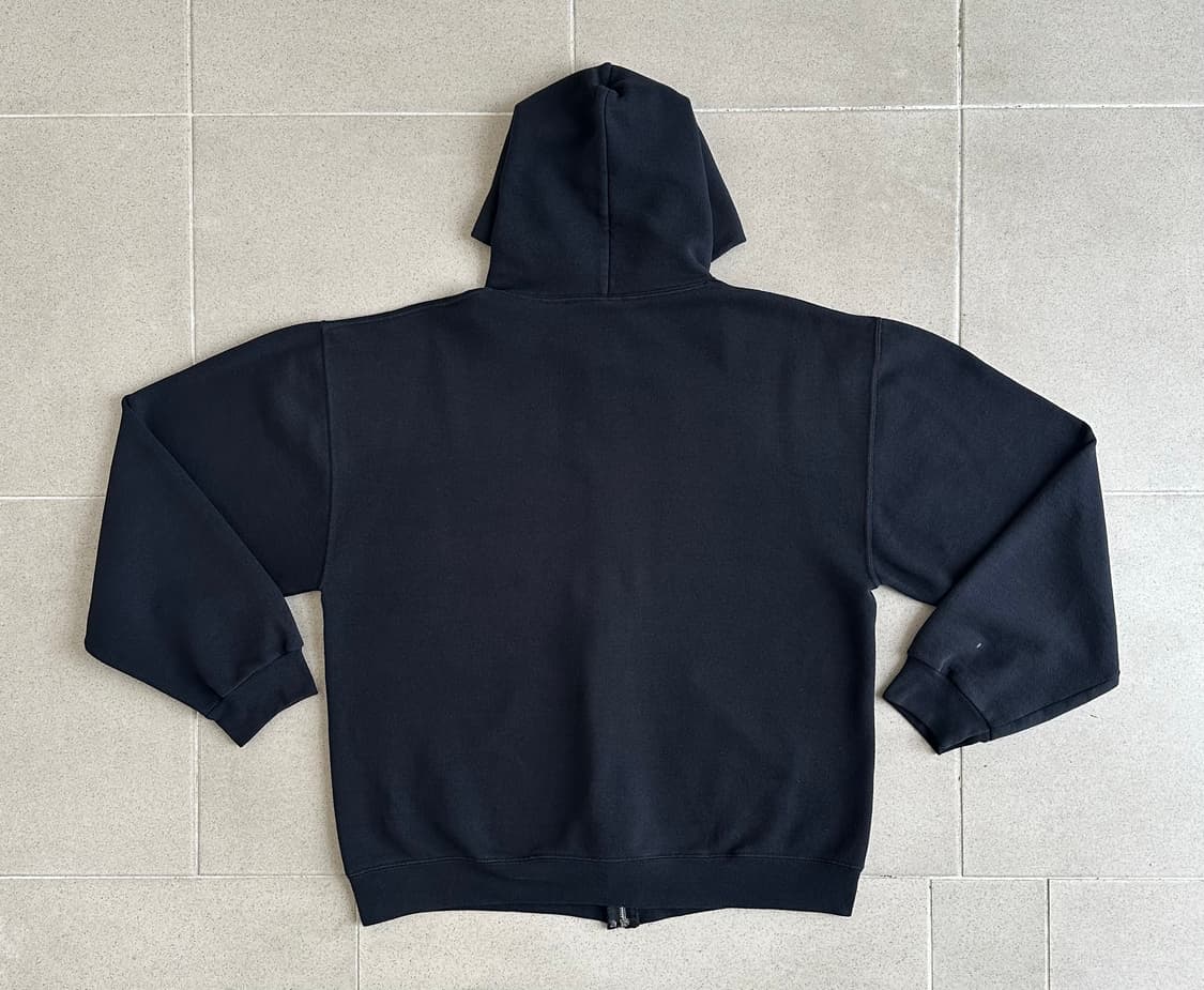 빈티지 러셀 후드집업 블랙 M 상품이미지2