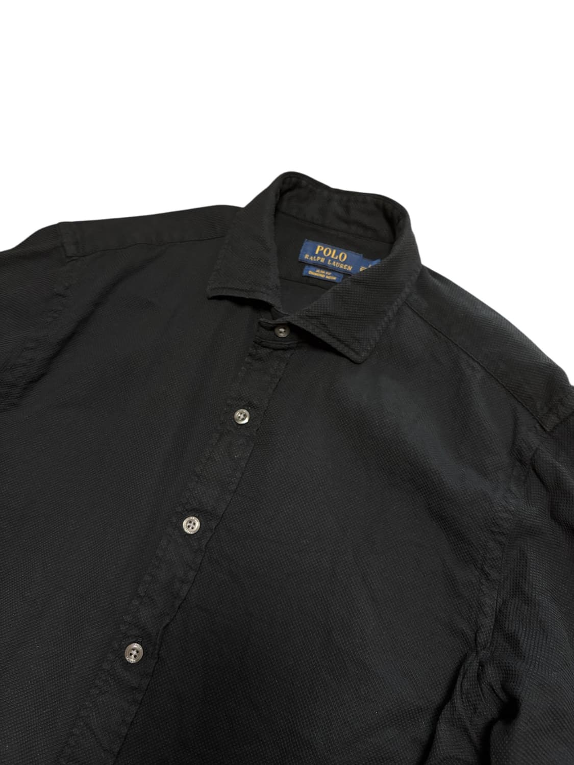 폴로 랄프로렌 다이아몬드 메쉬 블랙 셔츠 상품이미지2