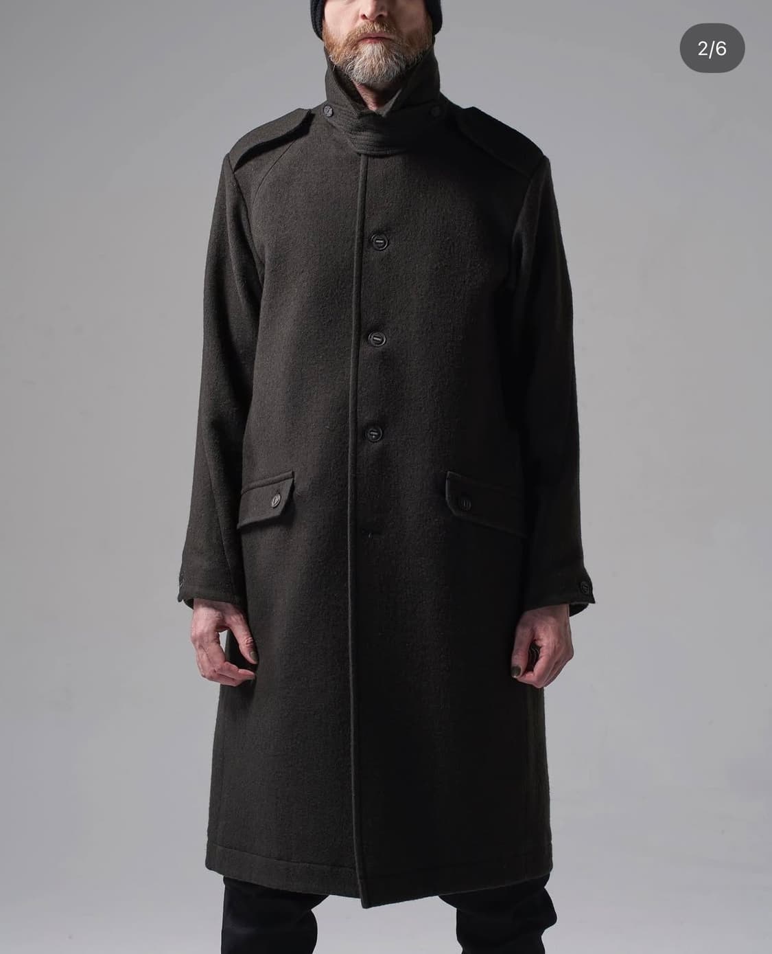 Devoa AW21 wool herringbon coat 상품이미지1