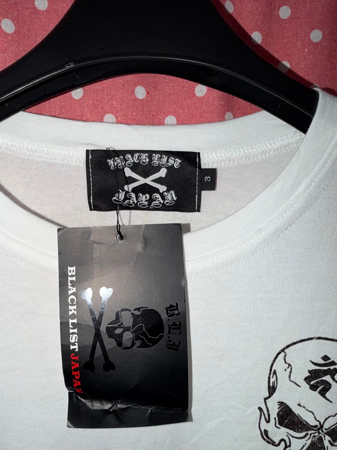 [BLACK LIST JAPAN] 블랙리스트재팬 스컬 롱슬리브 티셔츠 상품이미지3