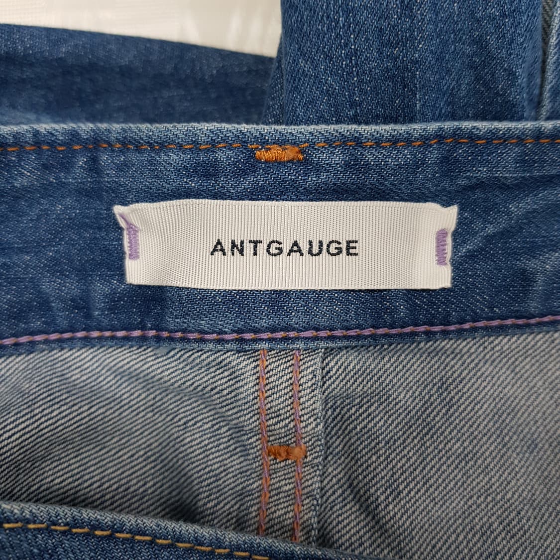 ANTGAUGE 프레이 헤밍 와이드 데님 팬츠 S사이즈 상품이미지9