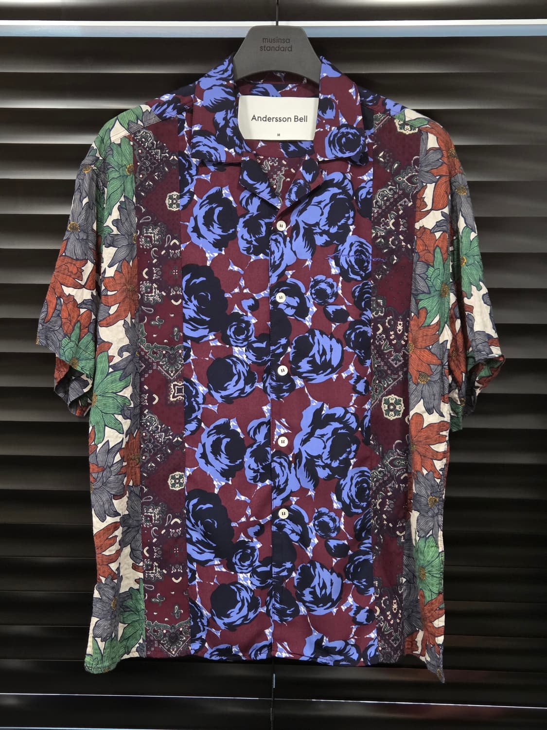 앤더슨벨 판타지아 프린트 오픈카라셔츠 M 상품이미지1