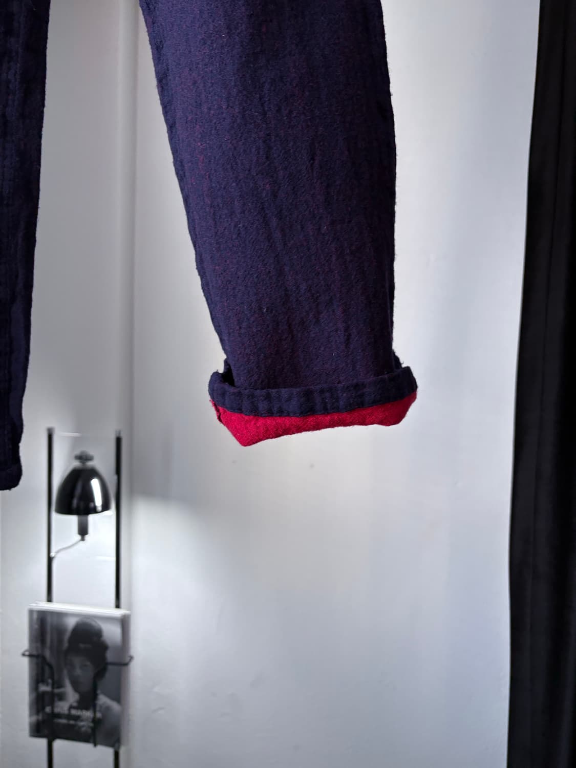 [S] AD2008 꼼데가르송 트리코 투페이스 울 버튼 팬츠 상품이미지8