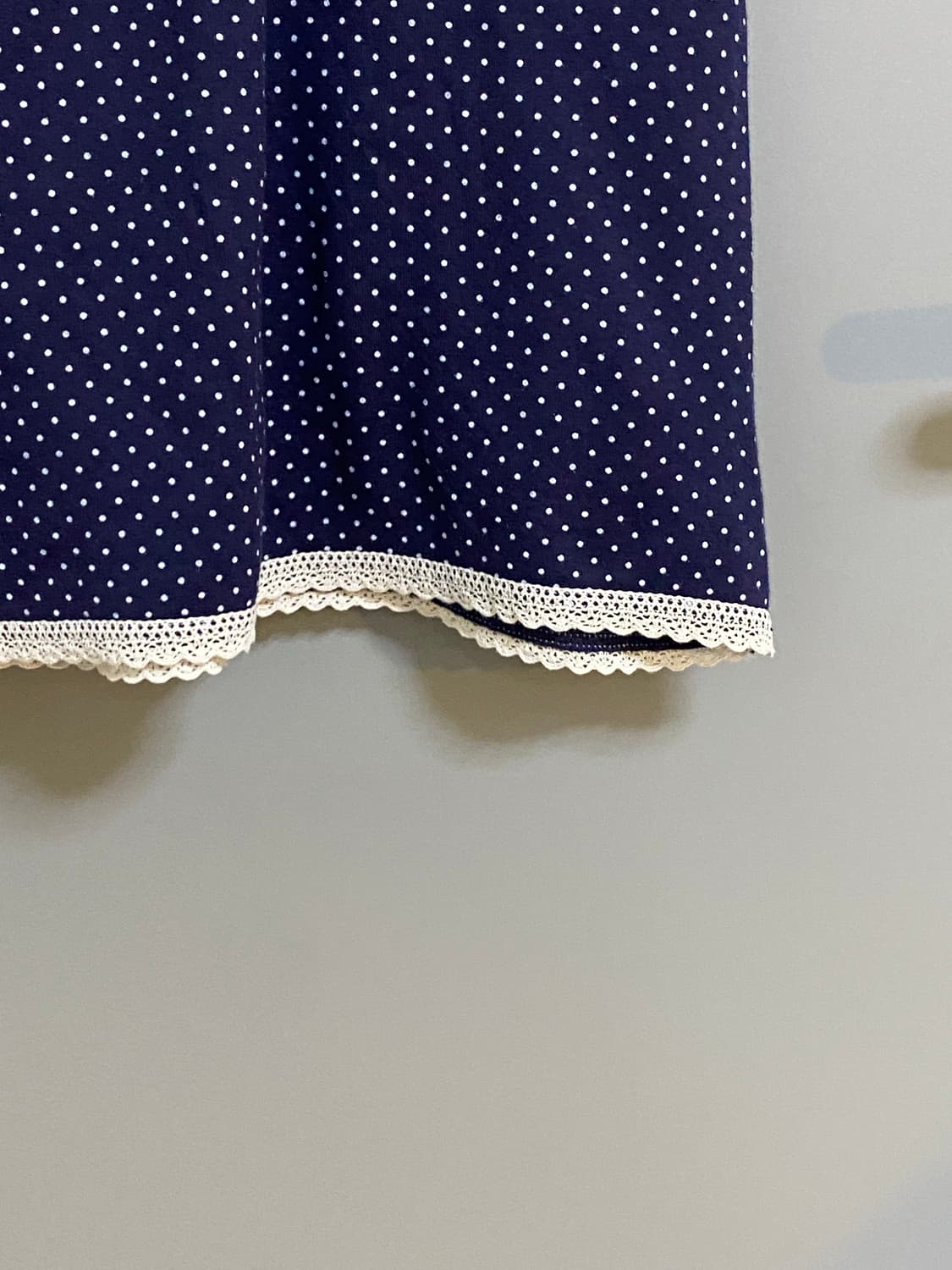 모리노가토 도트 셔링 원피스 모리걸 빈티지 상품이미지6