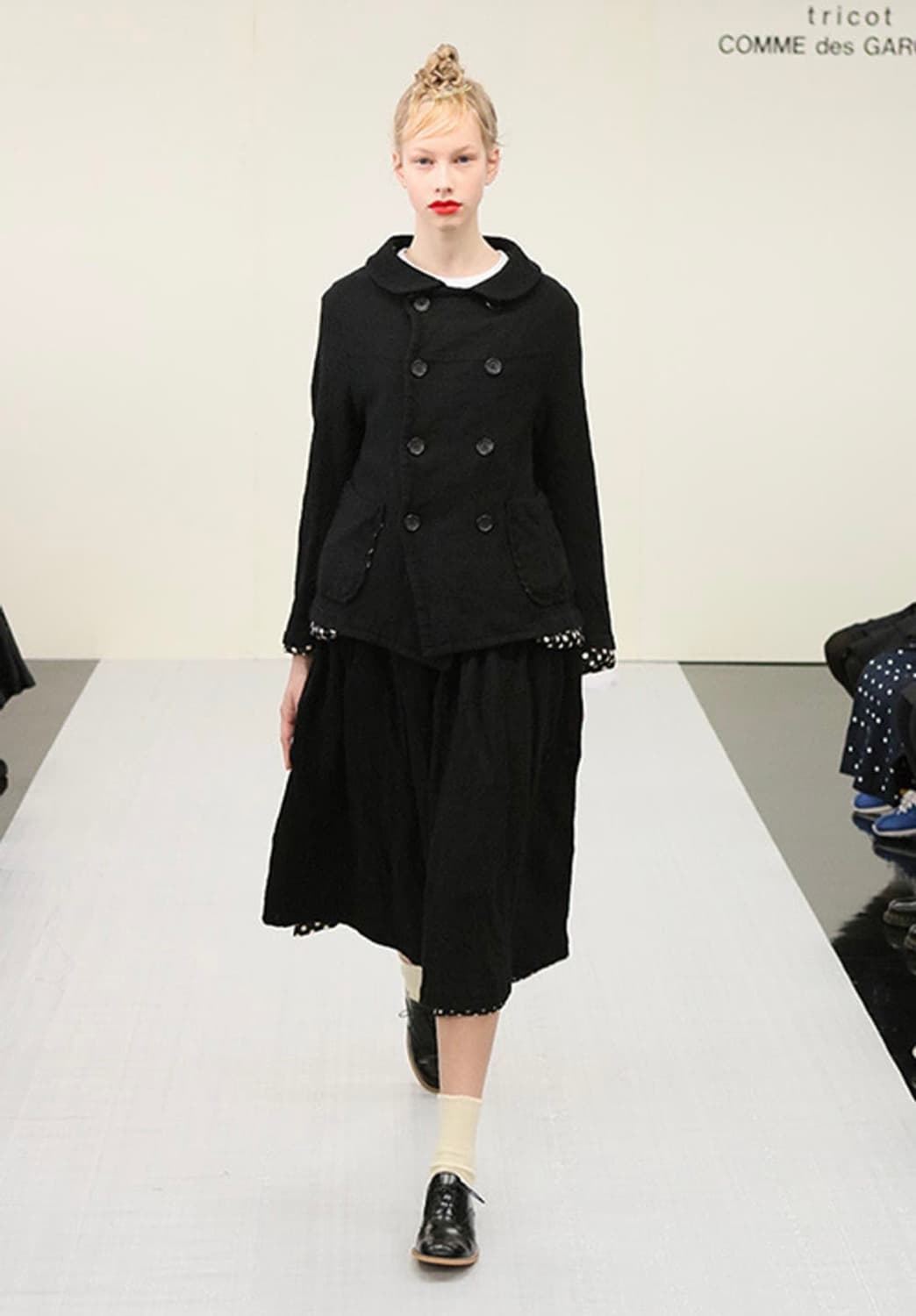 Double Button Fulling Wool Coat 상품이미지1