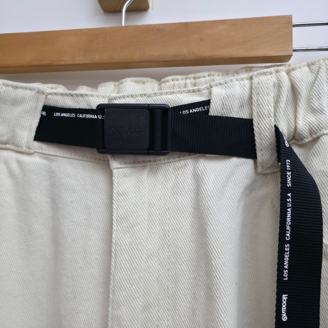 [M] 아웃도어 아이보리 밴딩 팬츠 상품이미지4