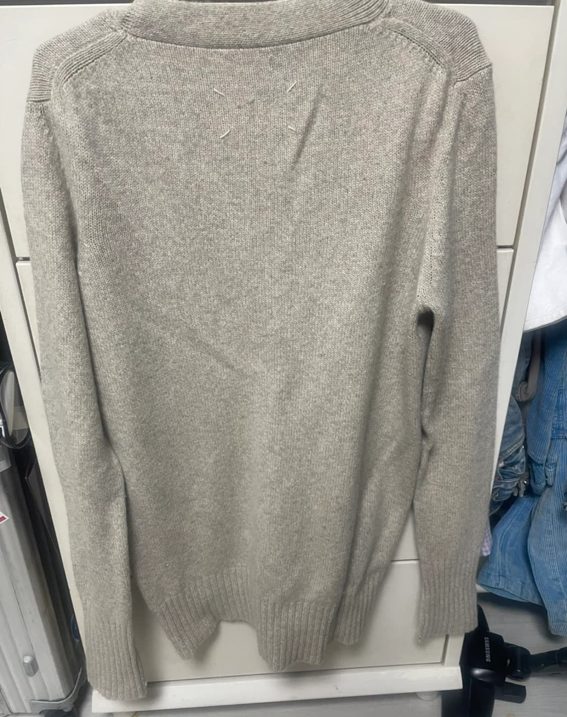 메종 마르지엘라 베이지 가디건 상품이미지4