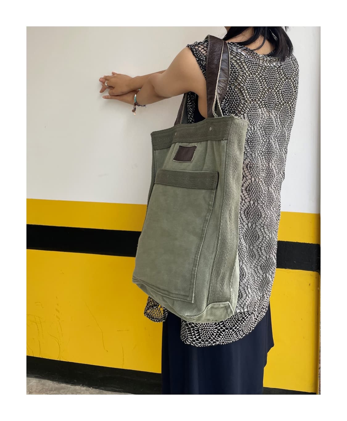 Heavy canvas big tote bag 상품이미지1