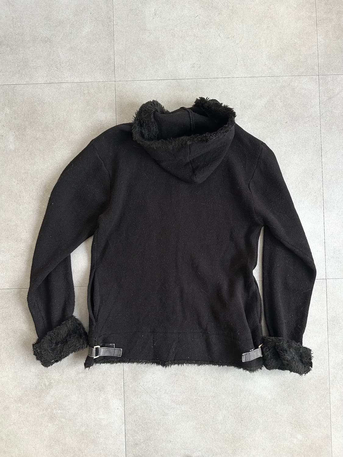 버닝쇼(Bernings Sho) 고딕 퍼 후드 집업 상품이미지5