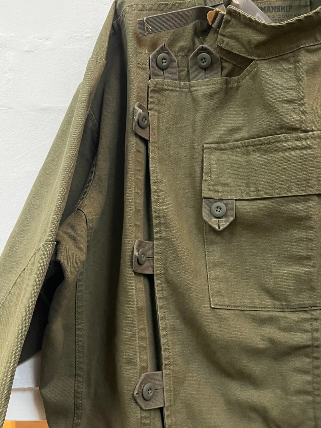 Craftmanship 스웨덴 모토사이클 밀리터리 자켓 XXL 상품이미지4