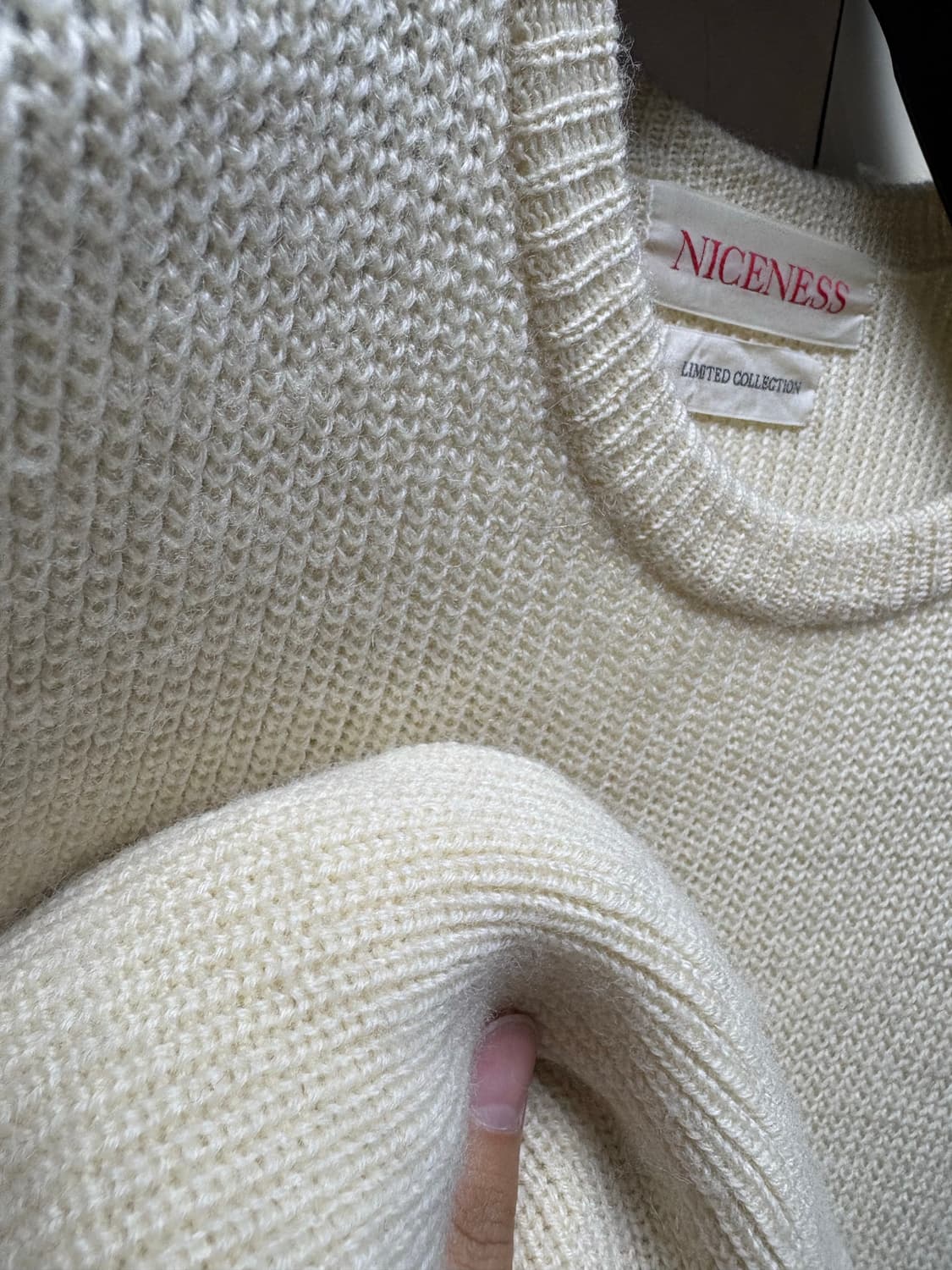 [M] 나이스네스 graham 로얄 알파카 니트 상품이미지6