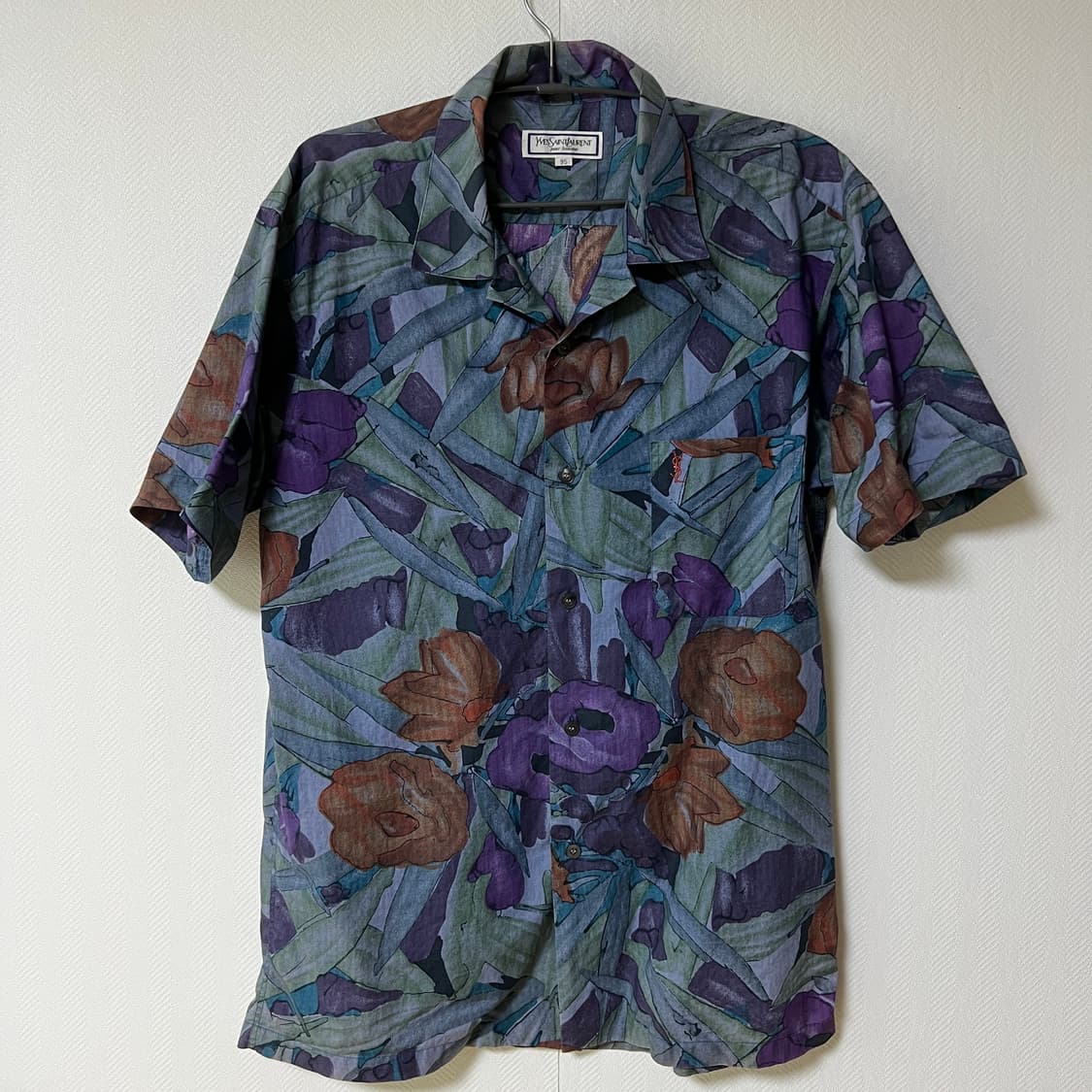 입생로랑 빈티지 반팔 셔츠 m 상품이미지1