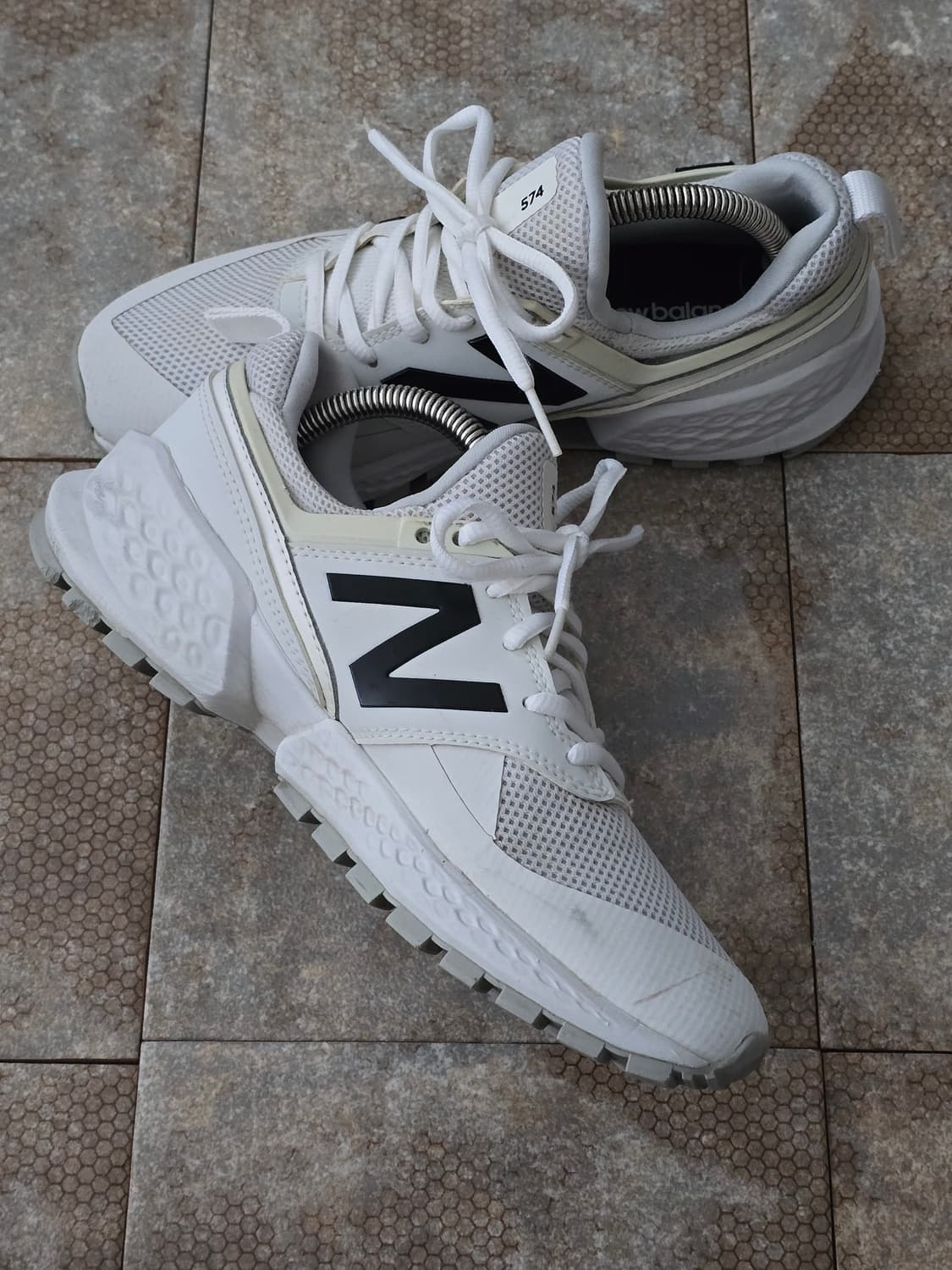 (230)뉴발란스 574 스포츠 화이트  상품이미지4