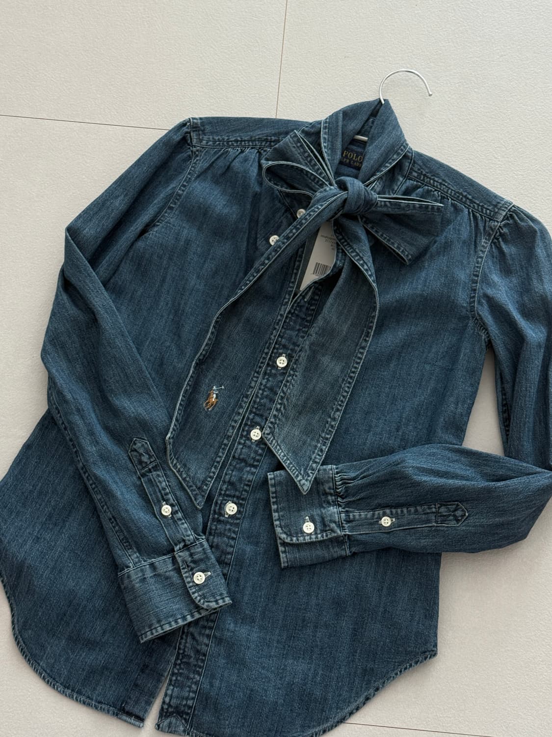 랄프로렌 리본 청셔츠 상품이미지1