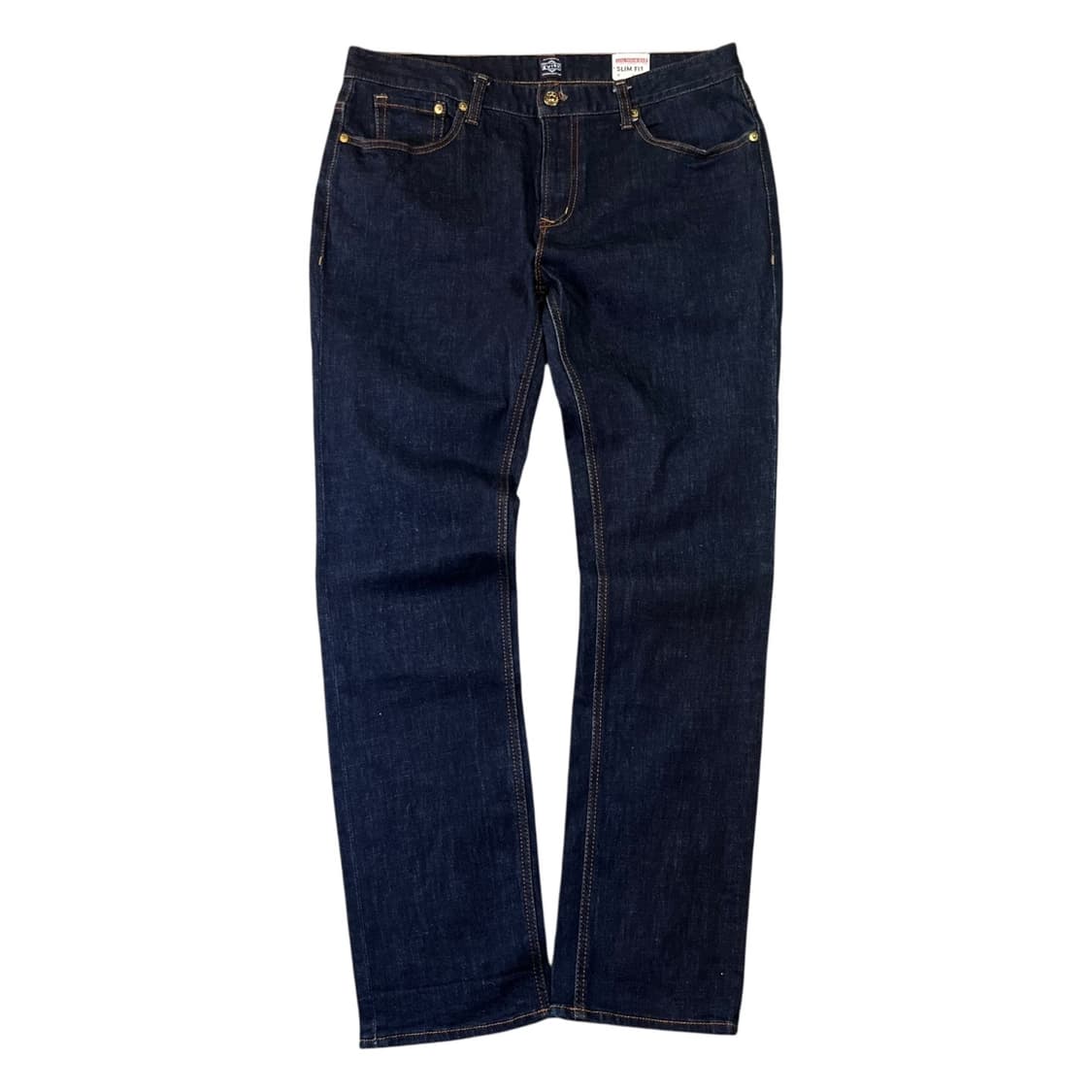 에비수 빅로고 슬림핏 데님 팬츠 상품이미지2