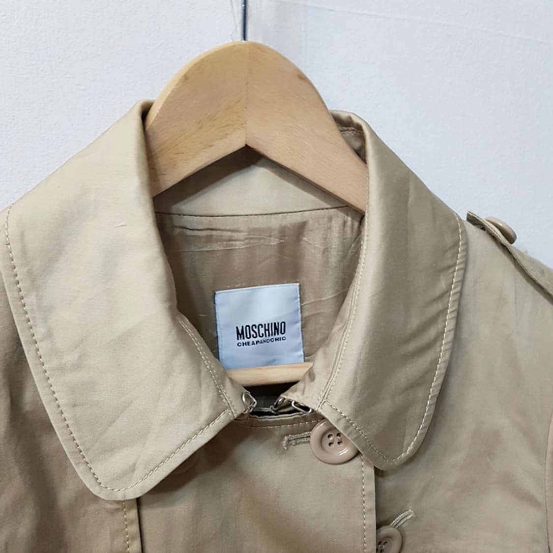 MOSCHINO 모스키노 트렌치 코트 상품이미지4