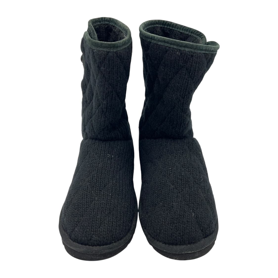 240 W 어그 퀄팅 니트 부츠 블랙 상품이미지4