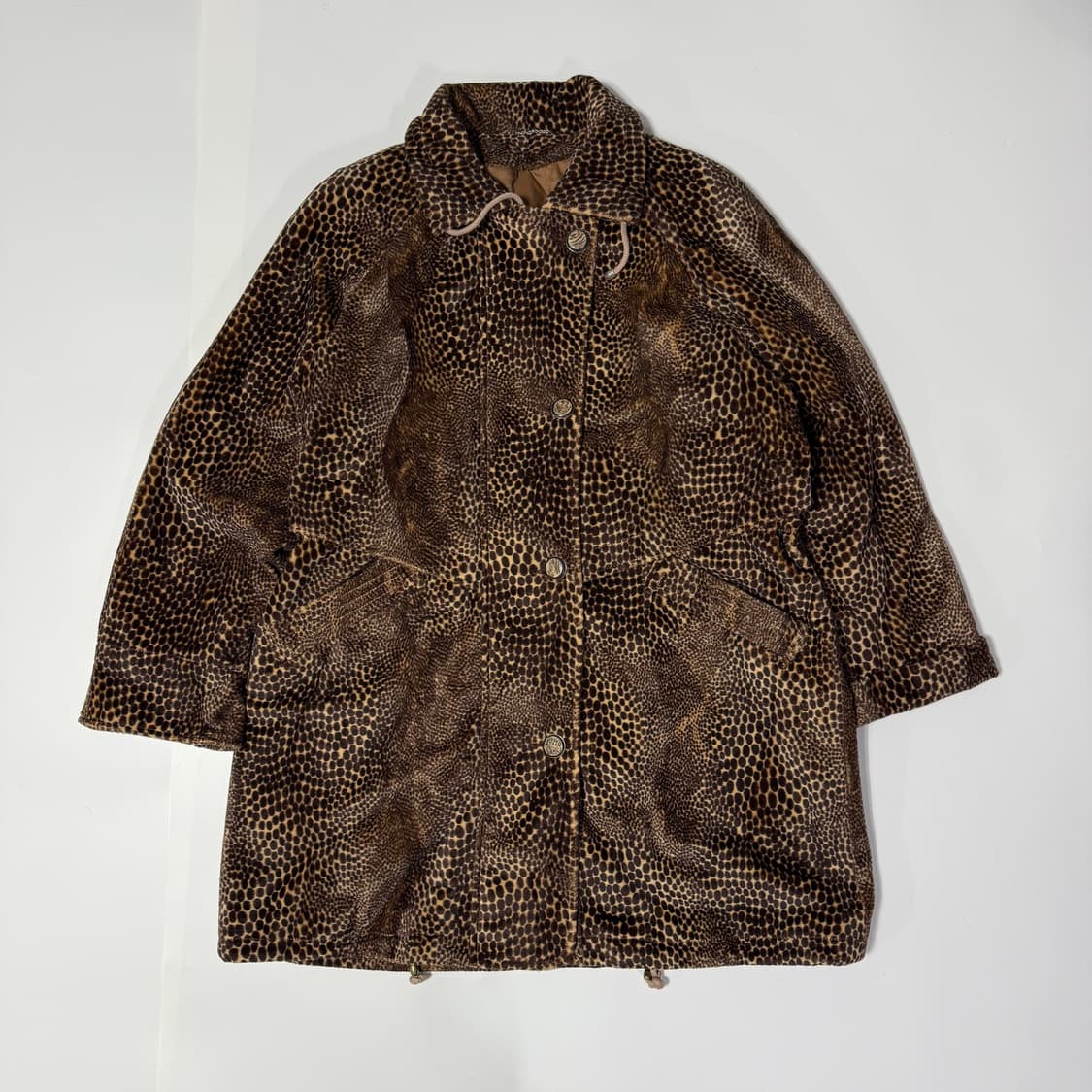 재패니즈 빈티지 레오파드 퍼 코트 상품이미지2