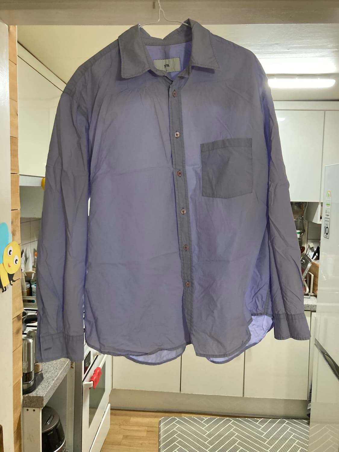 Yrs 이얼즈어고 포이카 셔츠 타이프라이터 재질 sax 색스 상품이미지3