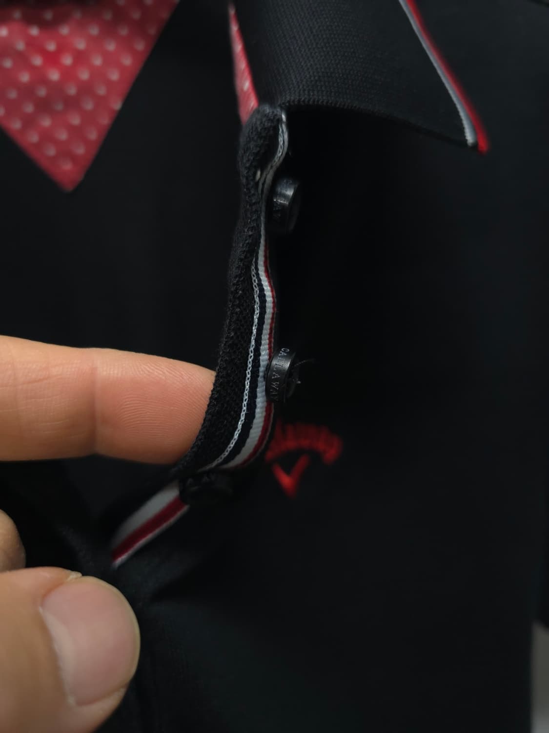 캘러웨이 여성 레드 라인 포인트 반팔 피케 셔츠(55~66) 상품이미지8