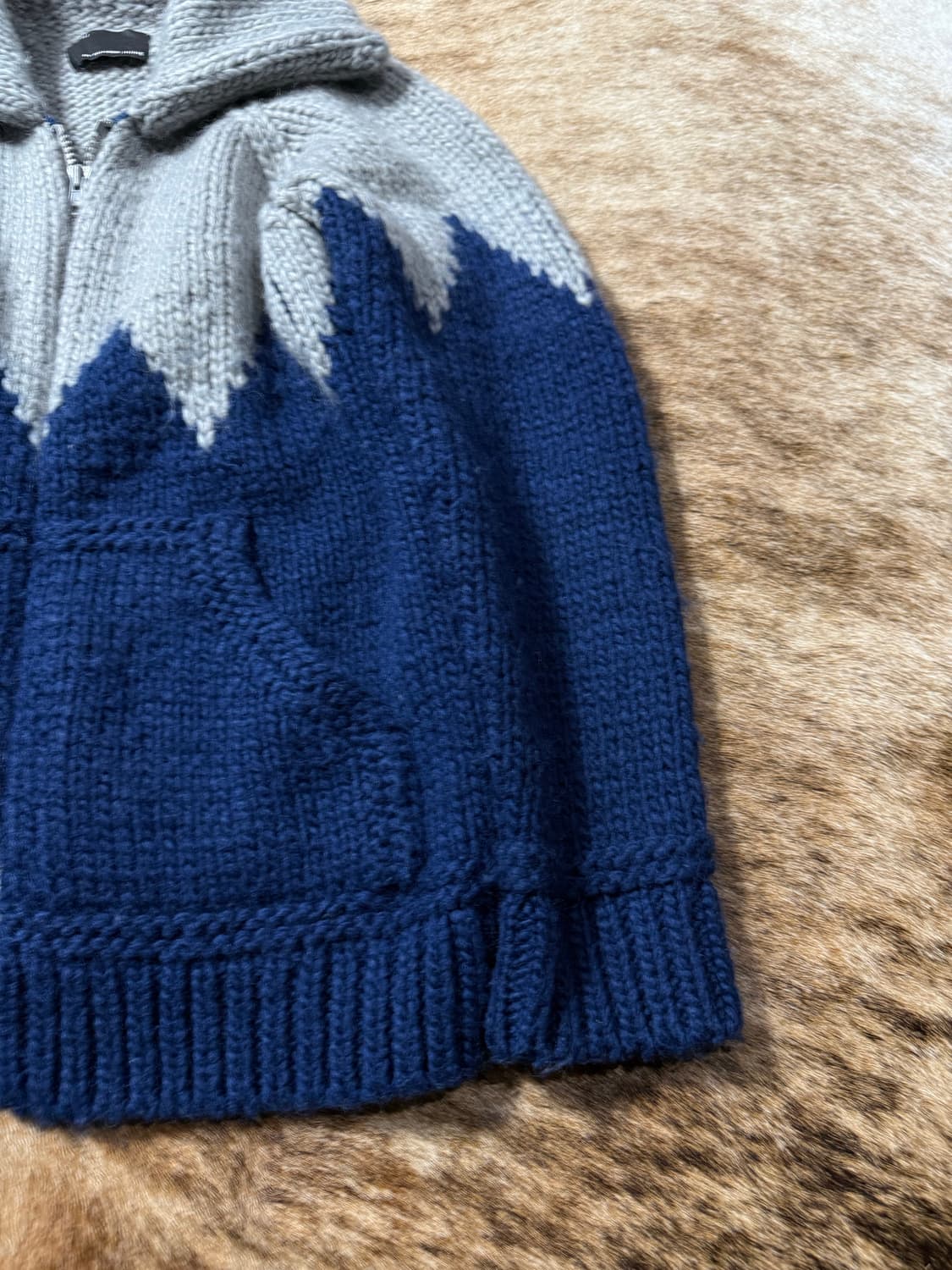 NUMBER (N)INE “Cowichan Knit Zip-Up 상품이미지4