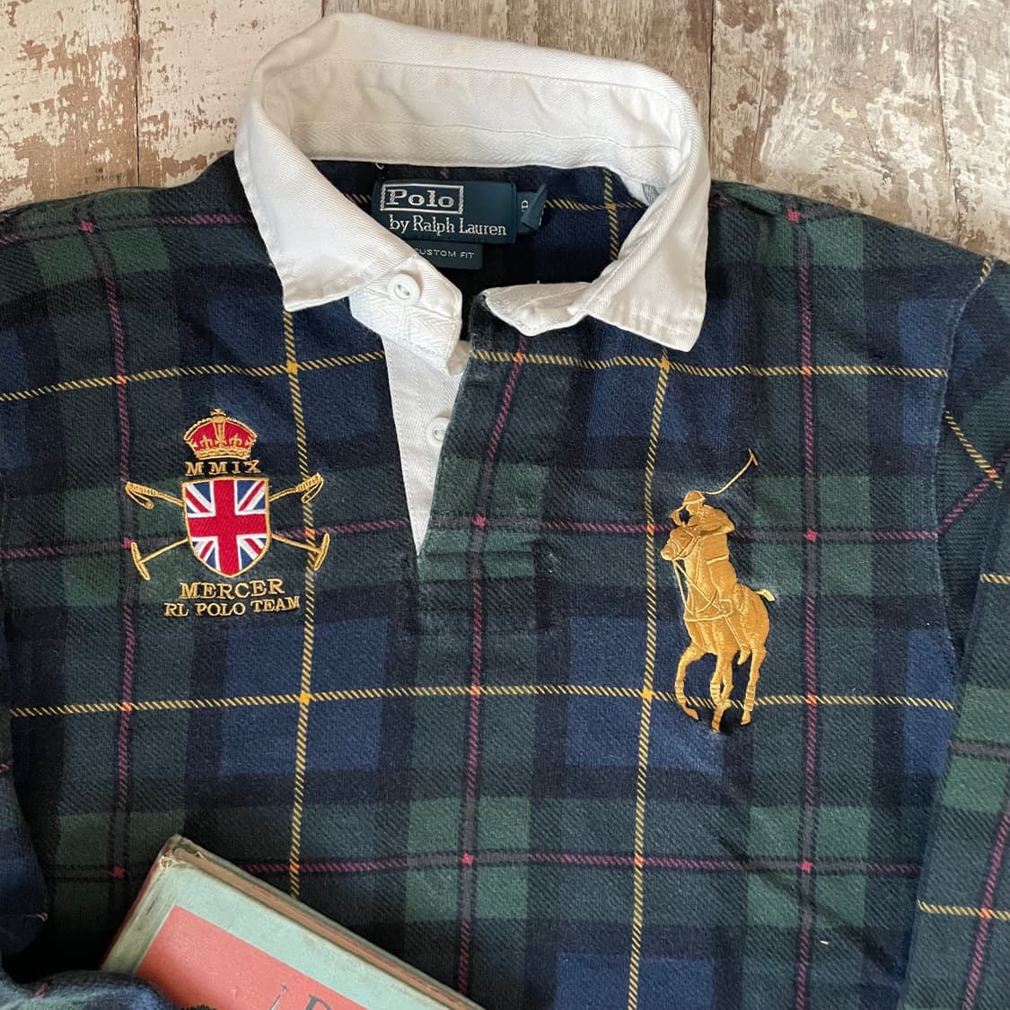 Polo Ralph Lauren Crest Tartan Rugby Shi 상품이미지4