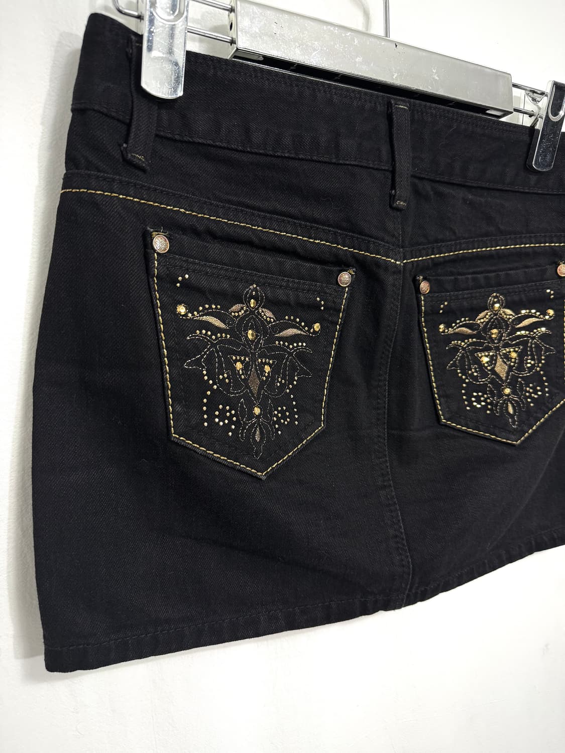 Black detail mini skirt 상품이미지2