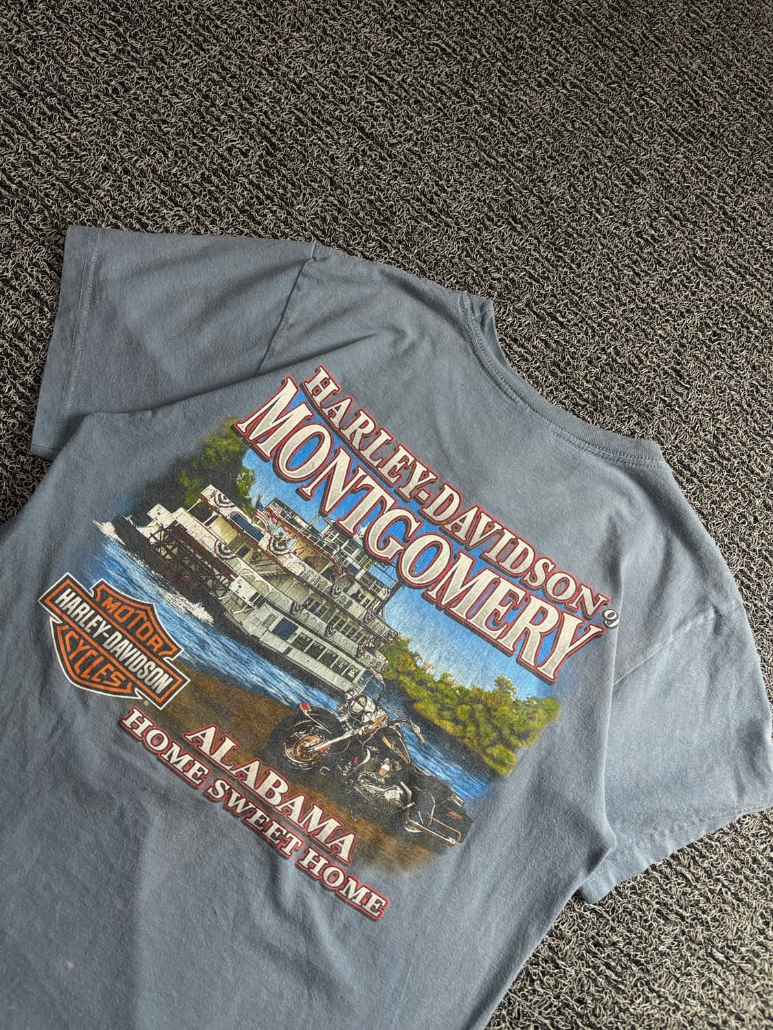 할리데이비슨 USA 오리지날 몬테네그로 티셔츠 3607 상품이미지5