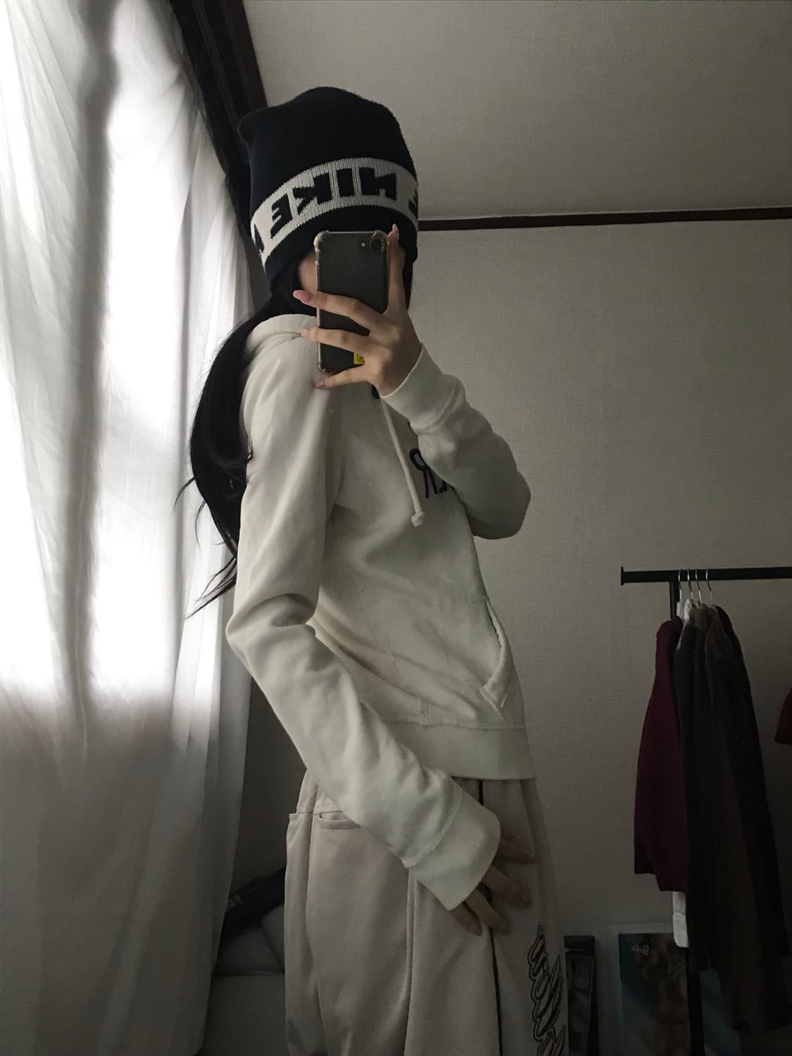 홀리스터 화이트 후드집업 상품이미지2