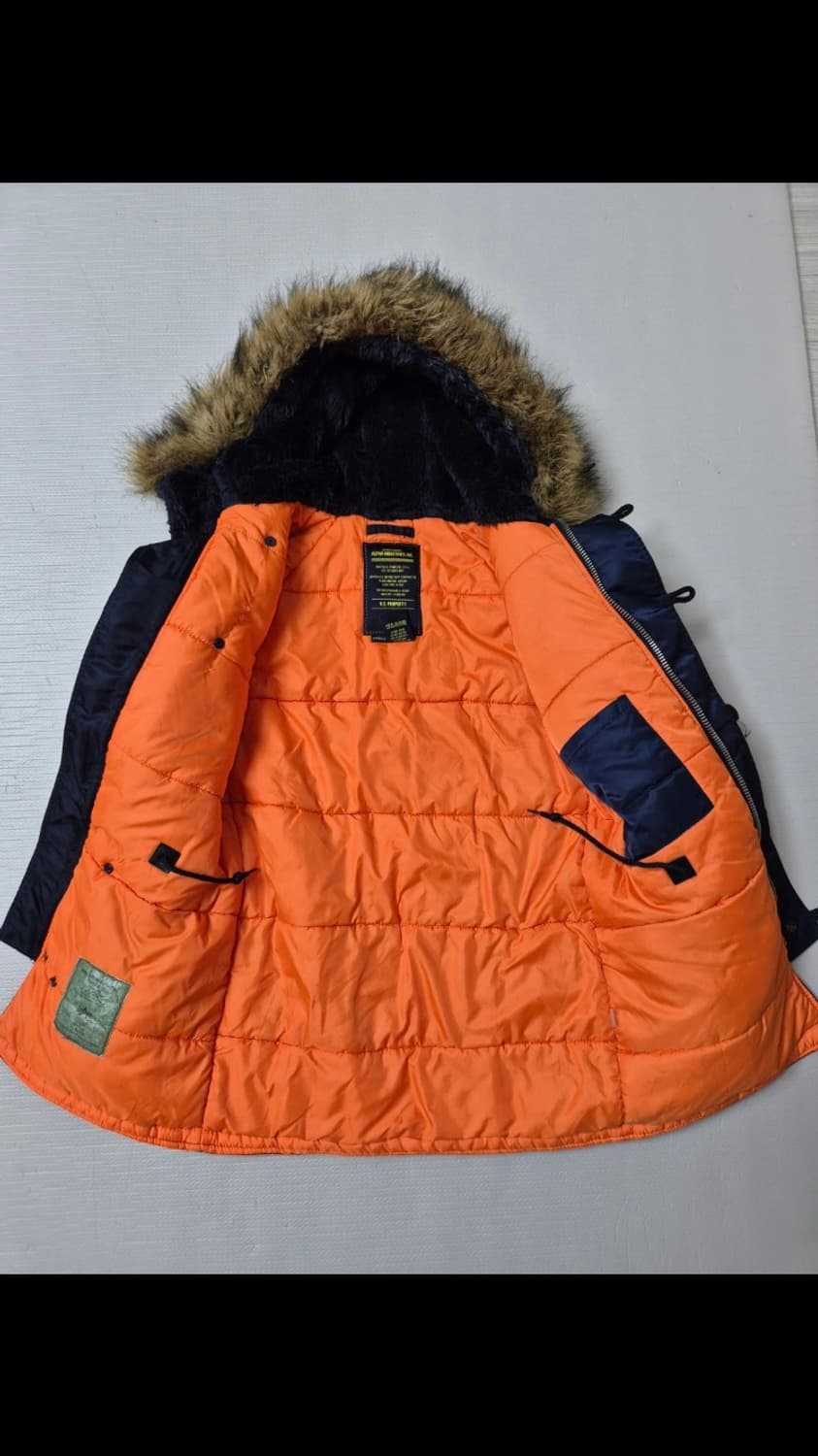 알파인더스트리 N-3B 네이비 xs 상품이미지3