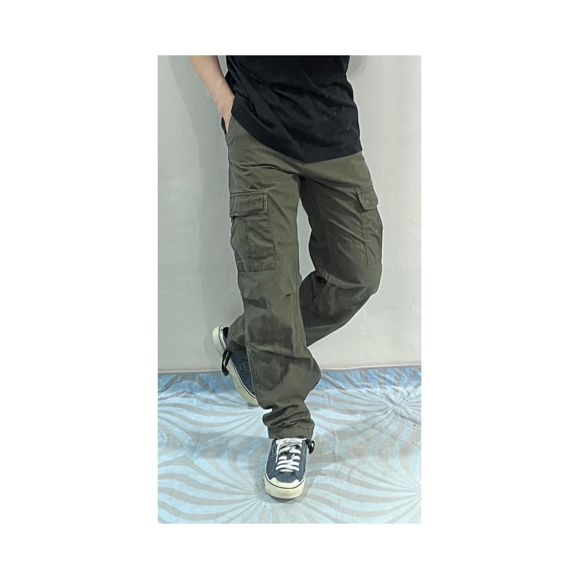 칼하트 WIP 카키 카고팬츠 상품이미지3