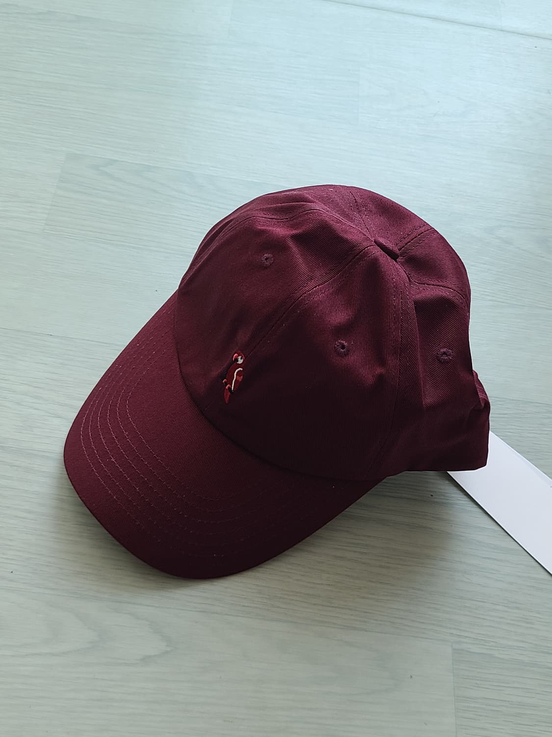 [OS] 칸코 풀 로고 볼캡 버건디 판매 상품이미지2