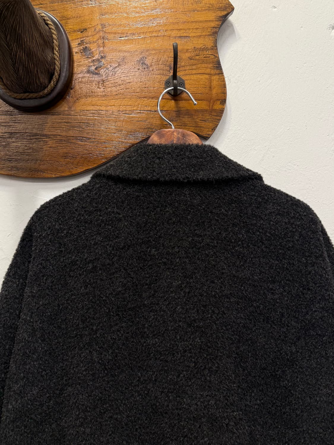 F) JAPAN DÉFACHE Wool-Nylon Short Coat 상품이미지6