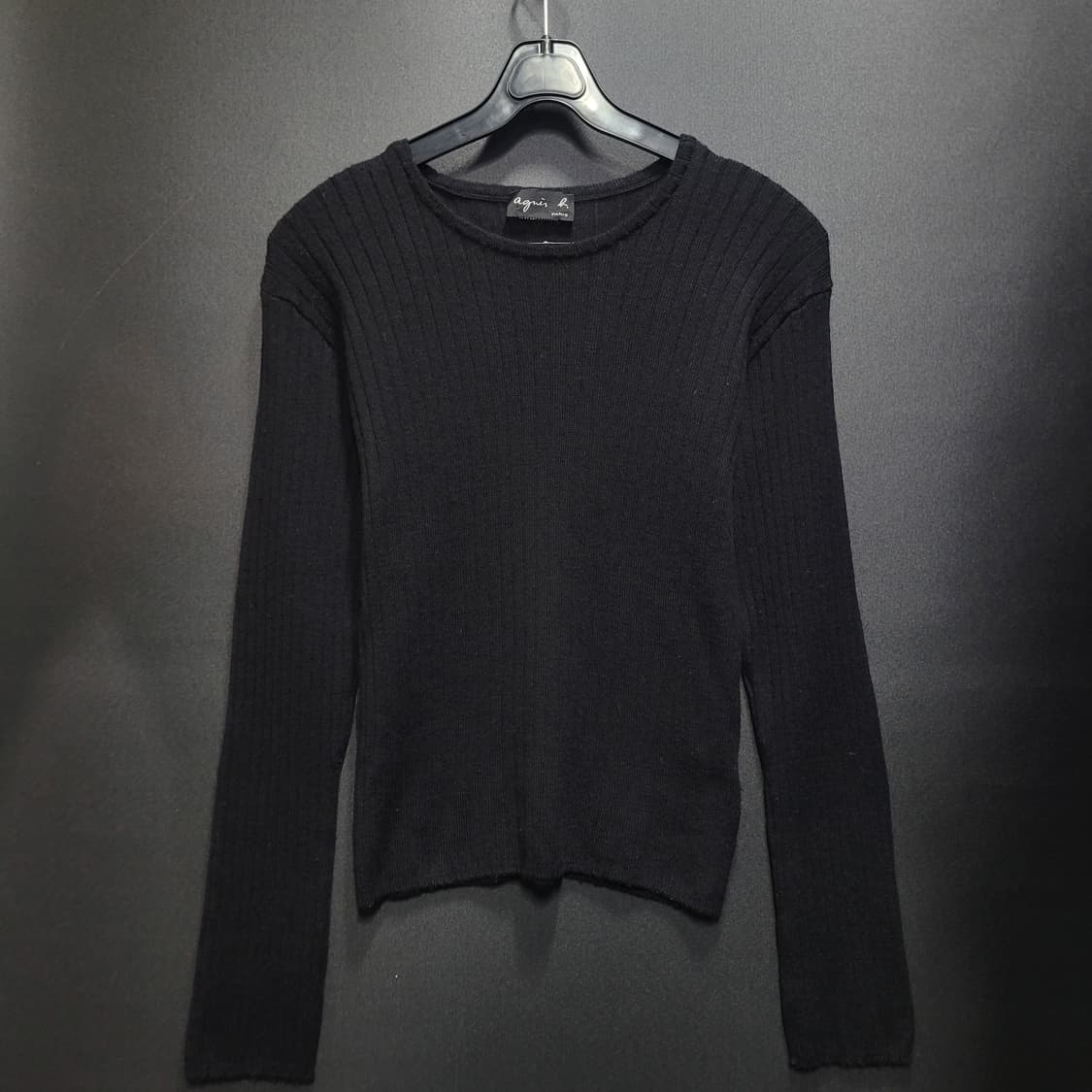 Agnes b 아네스베 프랑스 블랙 울니트  상품이미지1