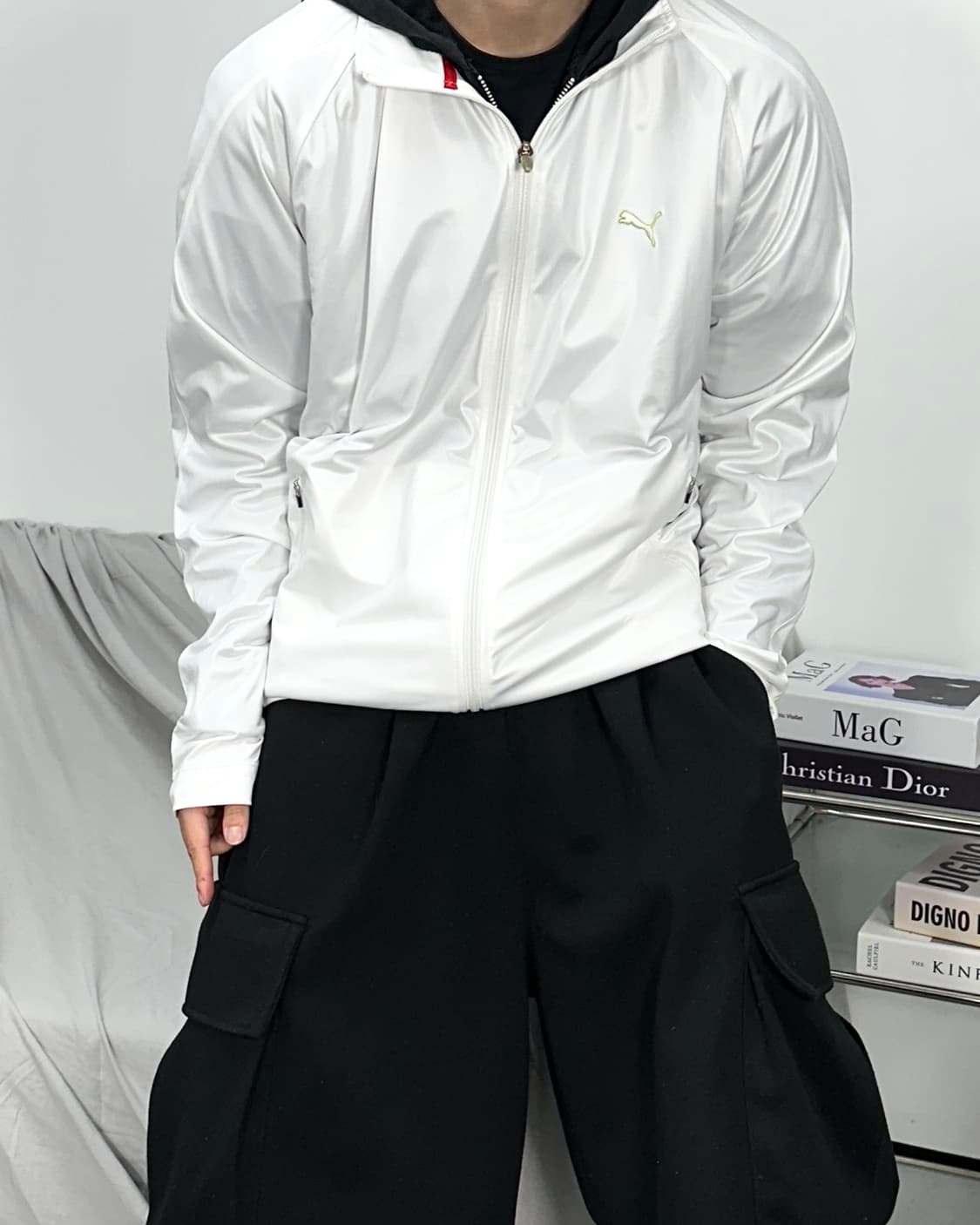 푸마 제펜 화이트 트랙탑 져지 XO 상품이미지2