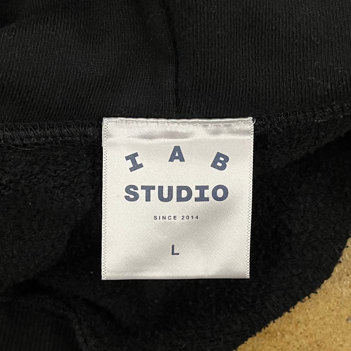 [정품/L] 아이앱스튜디오 IAB Studio 블랙 후드집업 b18 상품이미지5