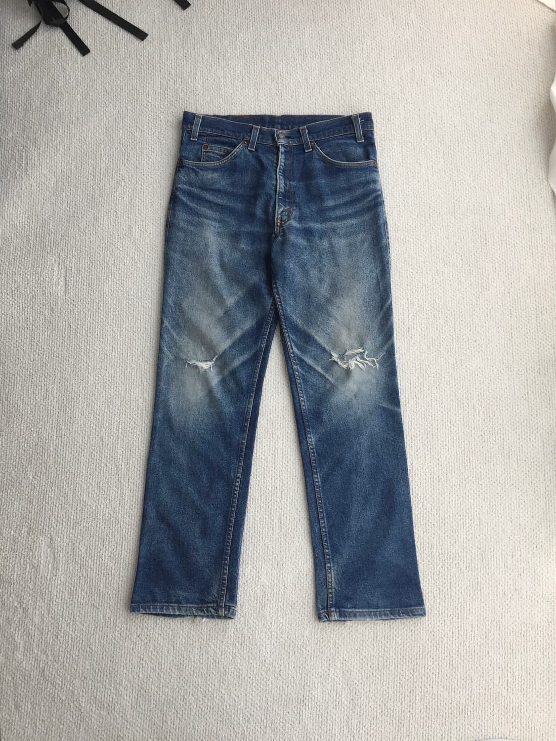 80’s 리바이스 509 레귤러 스트레이트 데님 굿에이징 상품이미지1