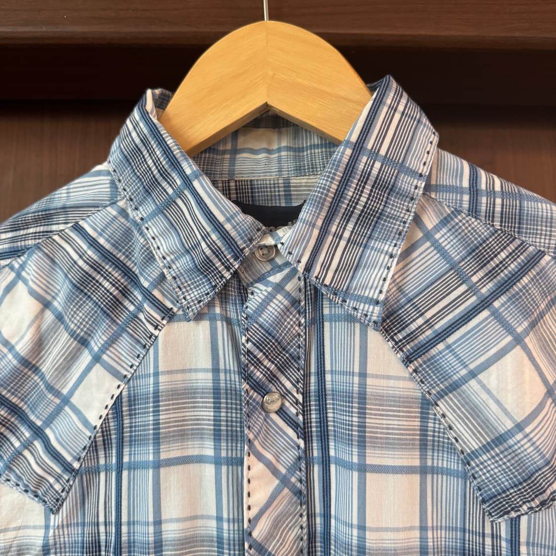 00s 랭글러 체크 웨스턴셔츠 상품이미지6