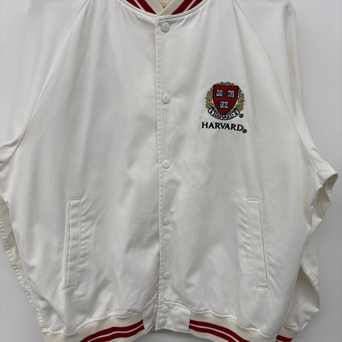 하버드 화이트 스타디움 자켓 남성 L 상품이미지2