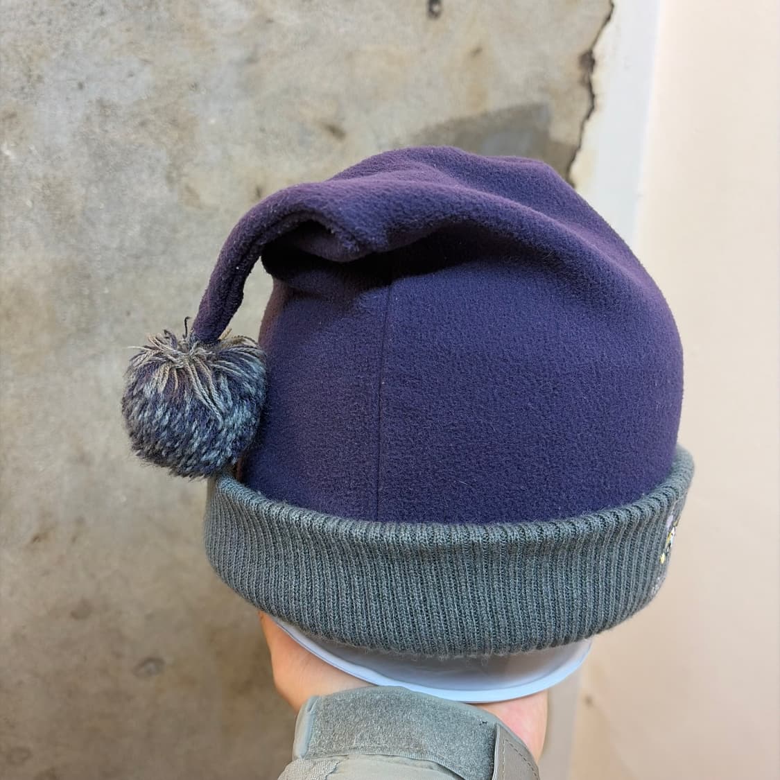 USA 빈티지 파워퍼프걸 더블방울 투톤 비니 상품이미지6