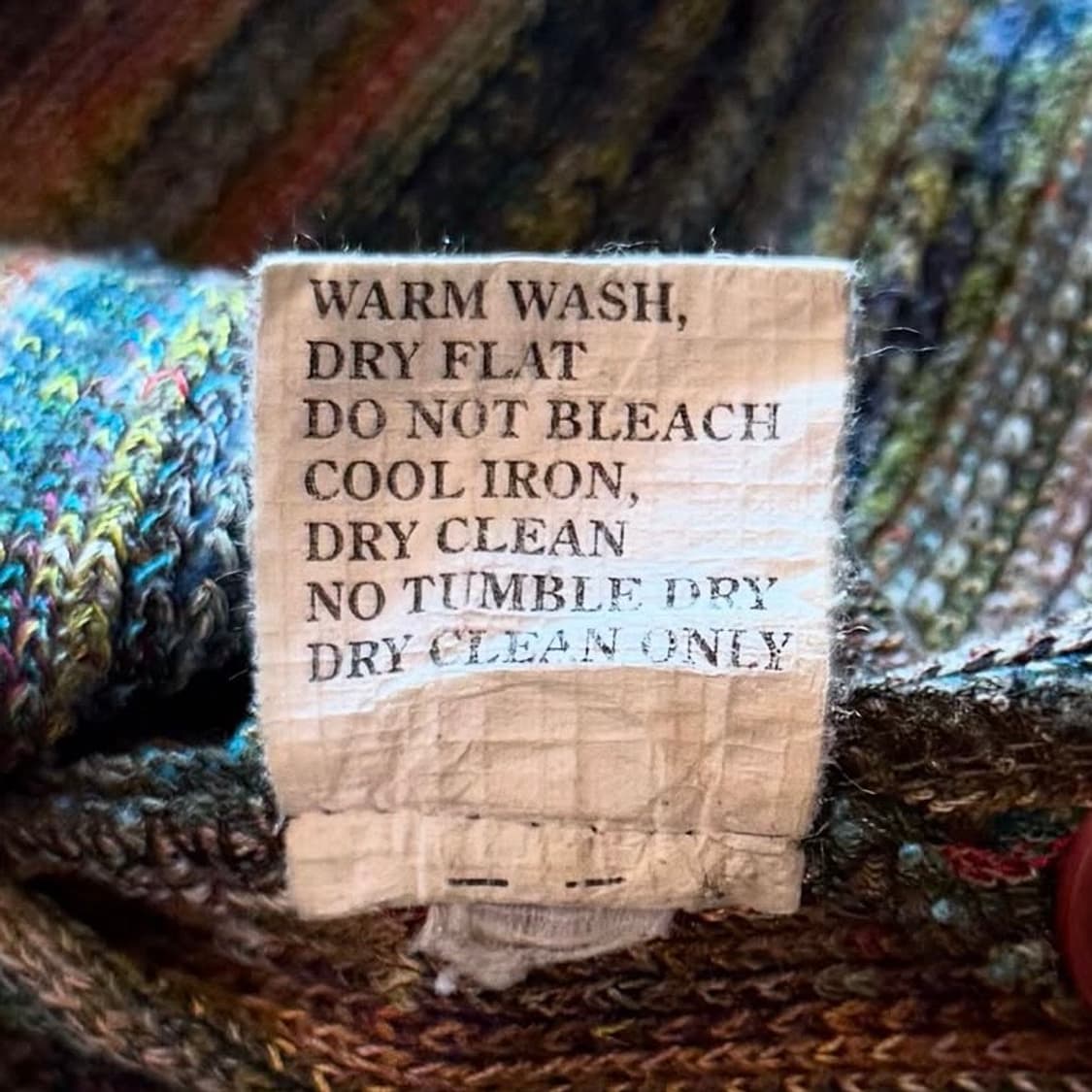 90년대 빈티지 이탈리안 멀티컬러 니트 가디건 상품이미지8