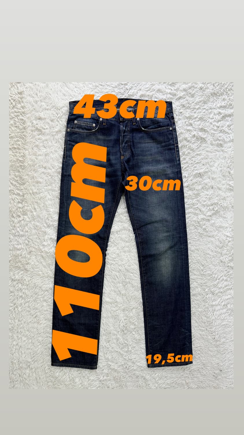 디올 옴므 에디 슬리먼 기기(Gigi) 워싱 데님 진  상품이미지2