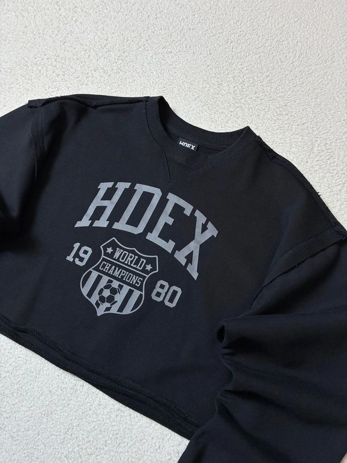 HDEX 우먼스 바시티 크롭 맨투맨 PN7409 상품이미지2